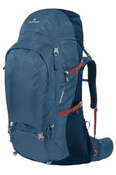 Ferrino Transalp rugzak, 100 liter, 75006 MBB, donkerblauw, ideaal voor trekking, wandelen, hiking, padvinder, capaciteit 100 liter, Supertex 100 stof, Blauw, Ergonomisch