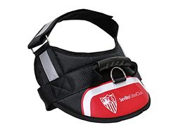 Sevilla, Förstärkt sele med hundfyllning Storlek L Officiell produkt Sevilla Fotboll Club Polyester Färg Röd (CyP Brands)