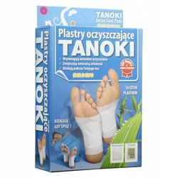 TANOKI - Tiritas vitales para pies (10 unidades, turmalina para los pies)