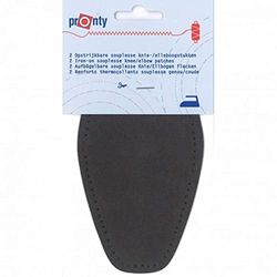 Pronty Patches, Suede, Grey, One Size