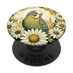 Parakeet art pet Diseño de periquitos PopSockets PopGrip Intercambiable