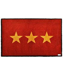 Zala Living - Zerbino Decorativo in Poliammide, Colore: Rosso, Rot, 120 x 200 x 0,7 cm