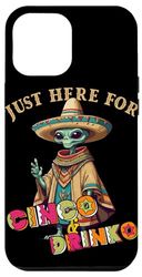 Custodia per iPhone 15 Pro Max Fiesta Alien con scritta "Festa messicana" Cinco De Mayo