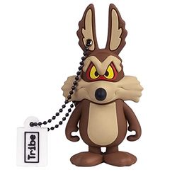 Tribe - USB-stick 32 GB Wile E. Coyote - Flash Memory 2.0, originele figuren Looney Tunes, met Windows, Linux en Mac compatibele USB-stick