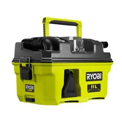 RYOBI Aspirateur à Main sans Fil 18V One+ RV1811-0 – Léger (4,5Kg), Puissant (1500 l/Min), Réservoir Facile à Vider, Idéal Voiture et Petits Débris – Batterie Non Incluse