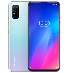 Movil Libre DOOGEE N30 (4GB RAM + 128GB ROM), Teléfono Moviles Android 10, 6.55’’ HD + Pantalla Perforada, Dual SIM + Tarjeta SD Dedicada 256GB, Batería 4500mAh, Cámara AI de 16MP, GPS Blanco