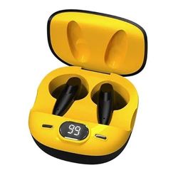 TWS K95 draadloze hoofdtelefoon in zwart met elegant design en hoogwaardige audio. Perfect om zonder kabels van je muziek en gesprekken te genieten. Geniet van volledige vrijheid.