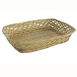 Vacchetti Cestina Vimini Naturale griglia Rettangolare, Multicolor, Grande