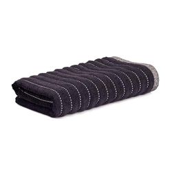 Möve New Heritage Waves and Stitches Serviette de Bain 100% Coton Gris foncé 67 x 140 cm