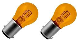 cyclingcolors 2x lampadina 12V 21/5W BAY15D arancione lampeggiante lampada auto moto