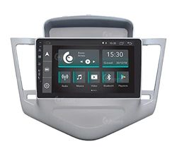 Specifik bilradio för Chevrolet Cruze 2009-11 silver Android GPS Bluetooth WiFi USB DAB+ Touchscreen 9" 4core Carplay AndroidAuto