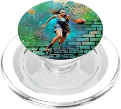 Teen Cool Kid Dribbling Sport Sport PopSockets PopGrip per MagSafe