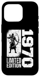 Bow Archer born 1970 Vintage Birthday Arrow-sports Archery Case for iPhone 16 Pro