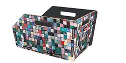 KLICKfix Racktime Mosaik-Bolsa para Bicicleta, Multicolor