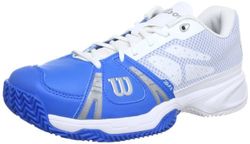 Wilson Rush CC, Zapatillas de Tenis Hombre, Azul (Blau (Pool), 45 1/3
