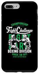 Boxe, MMA, combattimento, sport, retrò, stile vintage Custodia per iPhone 7 Plus/8 Plus