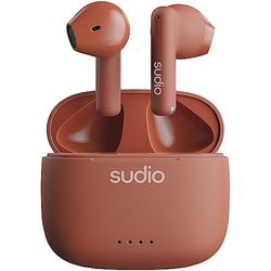 Sudio A1 Sienna Écouteurs avec Bluetooth, Touch Control avec Station de Charge compacte sans Fil IPX4, écouteurs Silencieux avec Microphone intégré, Son Cristal de qualité supérieure