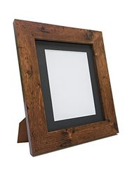 Metro Vintage Wood Photo Picture Poster Frame with Black Mount 7 x 5 Image Size 5 x 3.5 inch