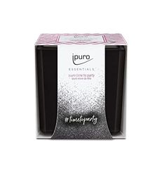 Ipuro Essentials Time for Party IFC1421 - Vela perfumada (125 ml), cor preta