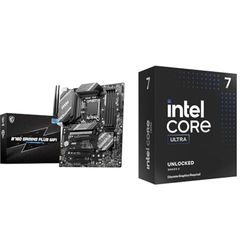 MSI B760 B760 Gaming Plus WiFi Carte Mère + Intel® Core™ Ultra 7 265KF processeur pour PC de Bureau 20 cœurs