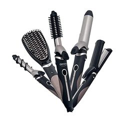 CAMRY CR 2024 Ensemble de Coiffure, Noir, Taille Unique