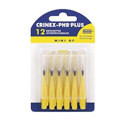 CRINEX - Phb Plus Mini Gf - Spazzolone Dentario - Fibre in Tynex - Giallo - 12 spazzole per unità