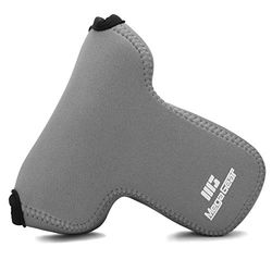 MegaGear MG1763 Ultra Light Neoprene Camera Case Compatible with Canon EOS M6 Mark II (18-150mm) - Gray