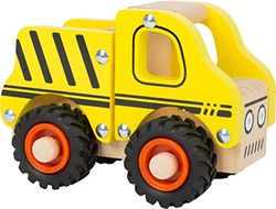 Small foot - Bouwplaats auto - FSC - Houten speelgoed vanaf 1,5 jaar