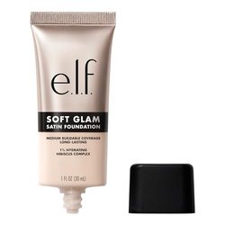 e.l.f. Soft Glam Foundation, medelhög opacitet, långvarig och byggande foundation för en slät, sidenmatt finish, vegansk och djurförsöksfri, 10 fair cool
