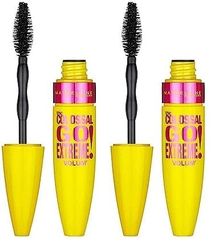 Maybelline Colossal Go Extreme Mascara Black, 9.5ml, extreme black (Pack of 2)