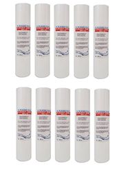 Cartuccia Filtro Acqua Polipropilene A SEDIMENTI 10 Pollici Micron 10 per OSMOSI INVERSA DEPURATORE Acqua Set 10 Pezzi