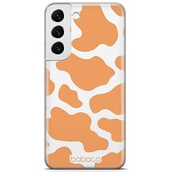 ERT GROUP mobiltelefonfodral för Samsung S22 PLUS originalt och officiellt licensierat Babaco mönster Animals 007 Vit optimalt anpassad till formen på mobiltelefonen, gedeeltelijk transparant