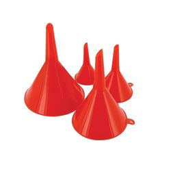 Silverline Tools 282421 Set di 4 imbuti (50, 75, 100 e 120 mm)