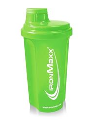 IronMaxx Shaker à protéines - Vert Néon 700 ml | Shaker à protéines avec bouchon vissé, passoire, échelle | anti-fuite, sans BPA, lavable