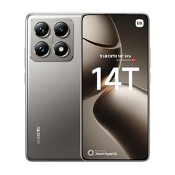 Xiaomi 14T Pro 6.67'' AI display MTK 9300 AISP Support 120W wired and 50W wireless HyperCharge 3.4GHz 12GB 512GB Titanium(UK Version + 2 Years Warranty)
