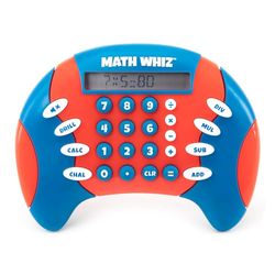 Learning Resources Math Whiz mathetränare, elektroniskt mattespel, från 6 år, elektroniskt handhållna spel, tillägg, subtraktion, multiplikation och delning öva, barnminiräknare