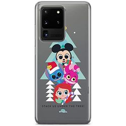 ERT GROUP Mobiltelefonskal för Samsung S20 Ultra original och officiellt licensierat Disney-mönster Disney Friends 001 perfekt anpassat till mobiltelefonens form, delvis transparent