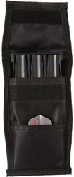 Casemaster Étui de fléchettes Simple Noir avec Insert en Plastique Solide et revêtement en Nylon Souple, Peut contenir 3 fléchettes à Pointe en Acier et à Pointe Souple, Coque Rigide pour Garder Les