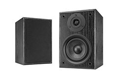 Dual Set di altoparlanti attivi LS 100 (ingresso phono, amplificatore integrato per giradischi, coppia) nero