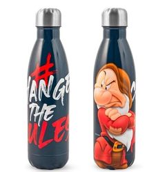 H&H Brontolo Graffiti Thermos Bottle for Baby, Stainless Steel Bottle, Decorated, 0.5 L, Airtight, BPA Free