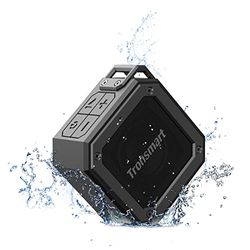 Tronsmart Groove Altoparlante Bluetooth Portatile con 24 Ore di Riproduzione Impermeabile IPX7, Extra Bass, Costruito in Microfono Bluetooth 5.0, per Smartphone, Festa, Viaggi, Spiaggia, Nero