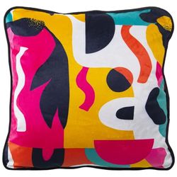 Alexandra House Living Kudde flerfärgad textil 45 x 45 cm