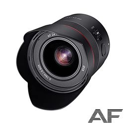 Samyang AF 24 mm F1.8 Sony FE Tiny but Landscape Master - enfoque automático de formato completo y APS-C gran angular distancia focal fija para Sony E, FE, E-Mount