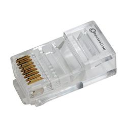 Electraline 500301 Plugs Modulari RJ 45, Confezione da 10 Pezzi