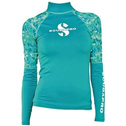 Scubapro Rash Guard Graf Carib ML F-S kylvattendykningssats unisex-vuxen, Karibien, S
