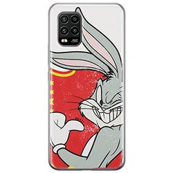 ERT GROUP mobiltelefonfodral för Xiaomi MI 10 LITE originalt och officiellt licensierat Looney Tunes mönster Bugs 010 optimalt anpassad till formen på mobiltelefonen, fodral tillverkad av TPU-plast