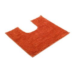 Gözze Mikrofiber badmatta, polyester, jord, 50 x 45 cm med Ausschnitt