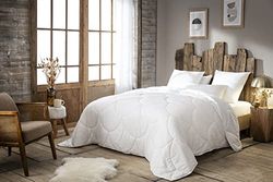 Abeil Couette Douceur Infinie Chaude Polyester Blanc 200 x 200 cm