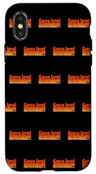Green Level, North Carolina Retro 80s Style Case for iPhone X/XS