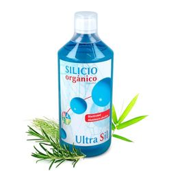 Espadiet Ultrasil Silicio Orgánico – Salud de Piel, Cabello y Uñas – Articulaciones Saludables – Con Silicio líquido, Extracto Seco de Bambú Rico en Sílica – Salud del Organismo - Frasco de 1 Litro